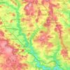 Carte topographique 93176, altitude, relief