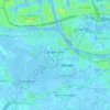 Carte topographique Spijkenisse, altitude, relief