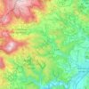 Carte topographique Brend, altitude, relief