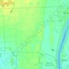 Carte topographique Cottrellville Township, altitude, relief