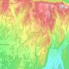 Carte topographique Redortiers, altitude, relief