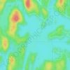 Carte topographique Lac Lesage, altitude, relief