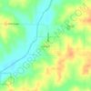 Carte topographique Conway, altitude, relief