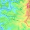 Carte topographique Lane Cove North, altitude, relief