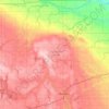 Carte topographique Cottonwood County, altitude, relief