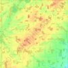 Carte topographique Milford Township, altitude, relief