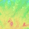 Carte topographique Hampshire, altitude, relief