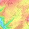 Carte topographique Steinbach, altitude, relief
