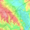 Carte topographique Mifflin Township, altitude, relief