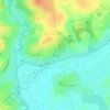 Carte topographique Чучаны, altitude, relief