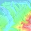 Carte topographique Ouled Boughalem, altitude, relief