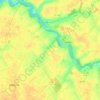 Carte topographique Verdes, altitude, relief