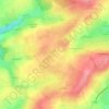 Carte topographique Helleville, altitude, relief