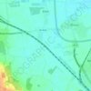 Carte topographique Etton, altitude, relief