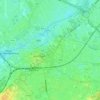 Carte topographique Houtmarkt, altitude, relief