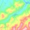 Carte topographique Tellico Lake, altitude, relief