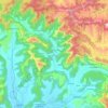 Carte topographique Kaal River, altitude, relief