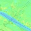 Carte topographique zone inondable, altitude, relief
