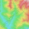 Carte topographique Медовеевка, altitude, relief