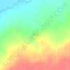 Carte topographique Опушкино, altitude, relief