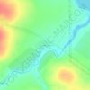 Carte topographique Елизаветино, altitude, relief
