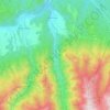 Carte topographique Бели Искър, altitude, relief
