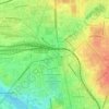 Carte topographique сквер имени Джавахарлала Неру, altitude, relief