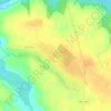 Carte topographique Мужиново, altitude, relief