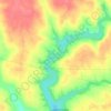 Carte topographique Duck River Reservoir, altitude, relief