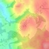Carte topographique Чижево, altitude, relief