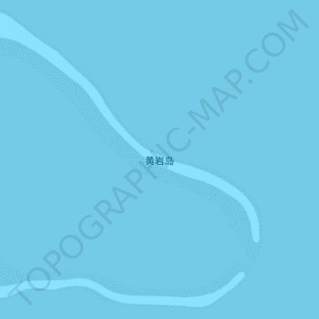Carte topographique Scarborough Shoal, altitude, relief
