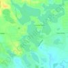 Carte topographique West Canadian Lake, altitude, relief
