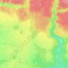Carte topographique Тыня, altitude, relief