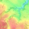 Carte topographique Телешово, altitude, relief