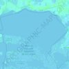 Carte topographique Étang de Vaccarès, altitude, relief