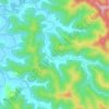 Carte topographique Narone Creek, altitude, relief