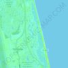 Carte topographique Sawgrass, altitude, relief