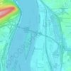 Carte topographique Susquehanna River, altitude, relief