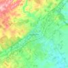Carte topographique New Braunfels, altitude, relief