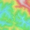 Carte topographique Верхнерусское Лоо, altitude, relief