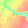 Carte topographique Great Canyon, altitude, relief
