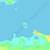 Carte topographique Holm of Melby, altitude, relief