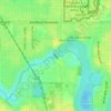 Carte topographique City of Tampa Waterworks Dam, altitude, relief