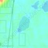 Carte topographique Pickerel Lake, altitude, relief