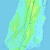 Carte topographique Nouadhibou, altitude, relief