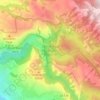 Carte topographique Sierra Vista Open Space Preserve, altitude, relief