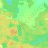 Carte topographique Сенчуры, altitude, relief