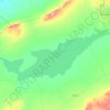 Carte topographique Chott Zahrez Gharbi, altitude, relief