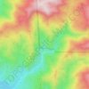 Carte topographique Black Star Canyon, altitude, relief