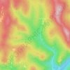 Carte topographique Барзаначка, altitude, relief